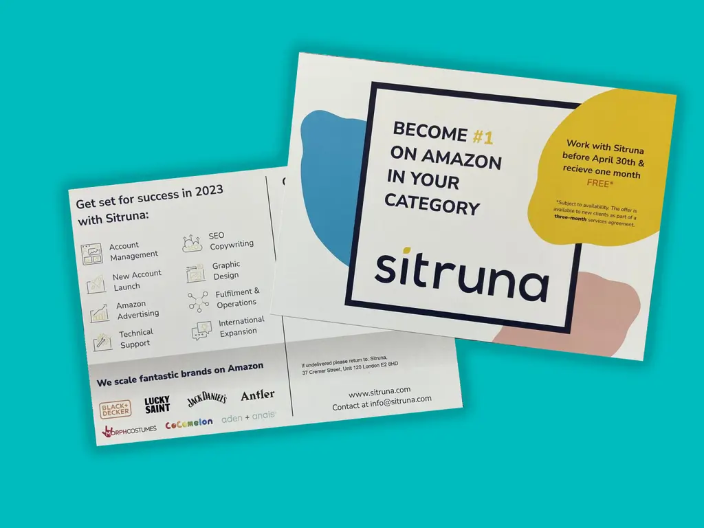 Personalised printed packs produced by Kingsline Solutions for a programmatic campaign